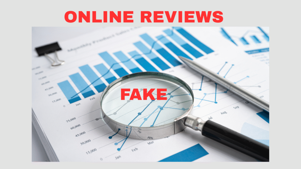 Detecting fake reviews using review analysis tools