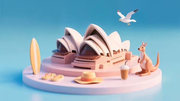 3D illustration of the Sydney Opera House symbolizing search engine reputation audit services in Sydney and how first impressions are shaped online.